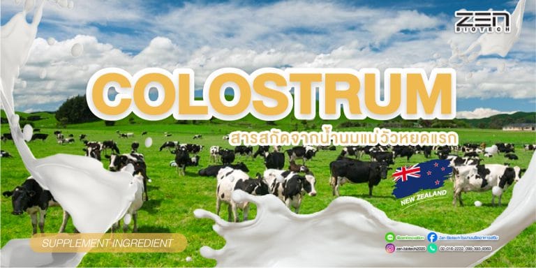 โคลอสตรุ้ม (Colostrum) สารสกัดจากน้ำนมที่ล้ำค่า สุดยอดจากนิวซีแลนด์