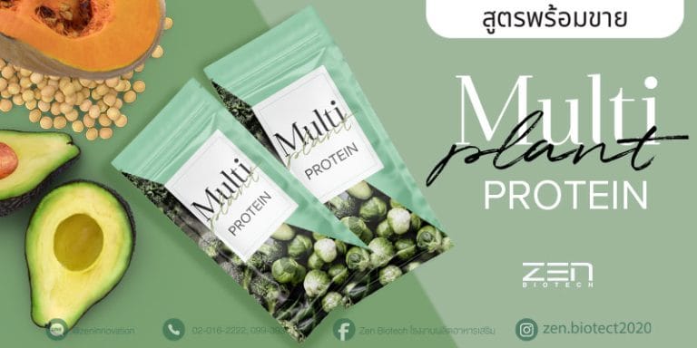สร้างแบรนด์อาหารเสริมด้วยสูตร Multi Plant Protein จากพืช 100%
